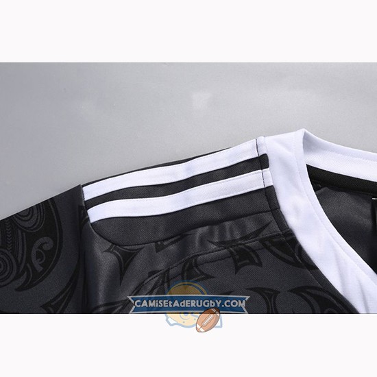 Camiseta Nueva Zelandia All Blacks Maori Rugby 100th Conmemorative